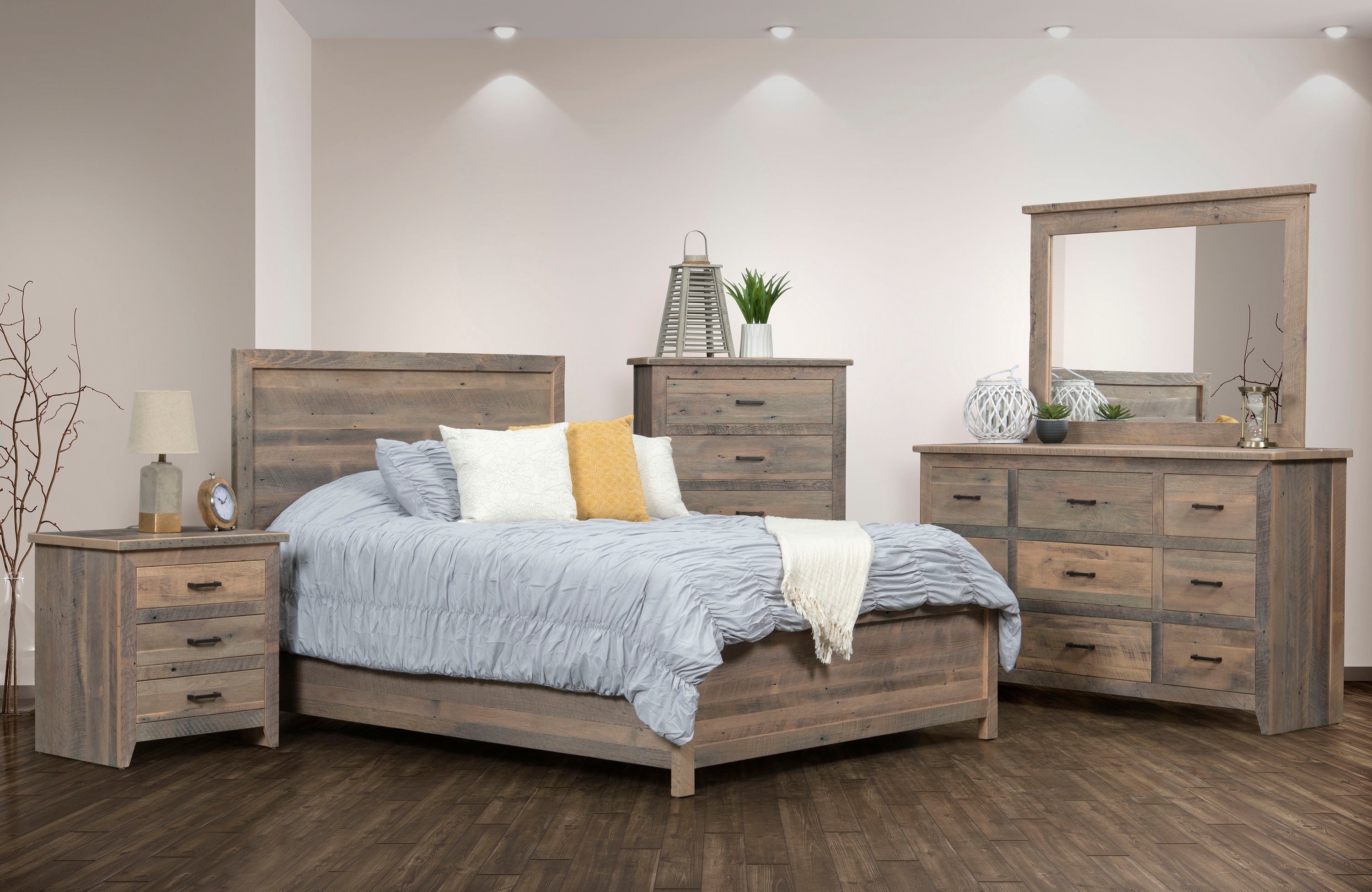 Urban Barnwood Furniture Bedroom Midland Bed Woody's Furniture Apex, NC
